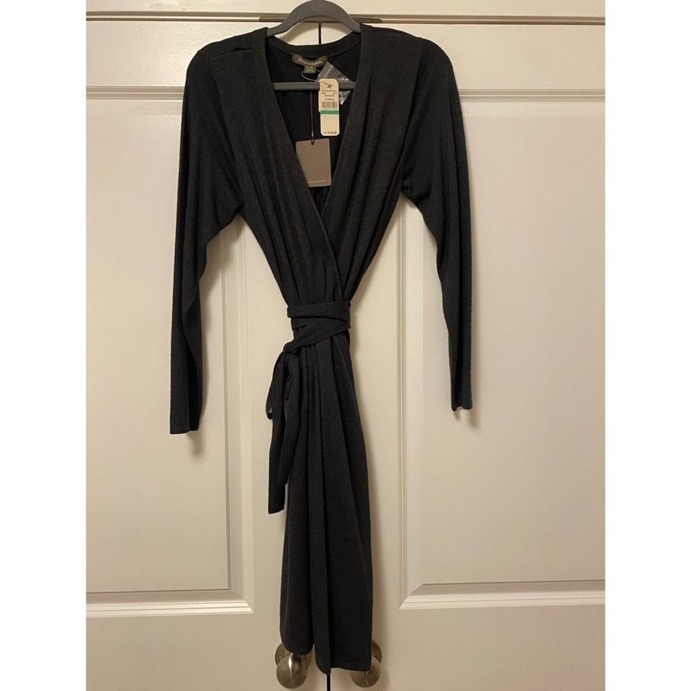 Tommy Bahama Hobart Wrap Dress in Gray, Size L, New w/Tags